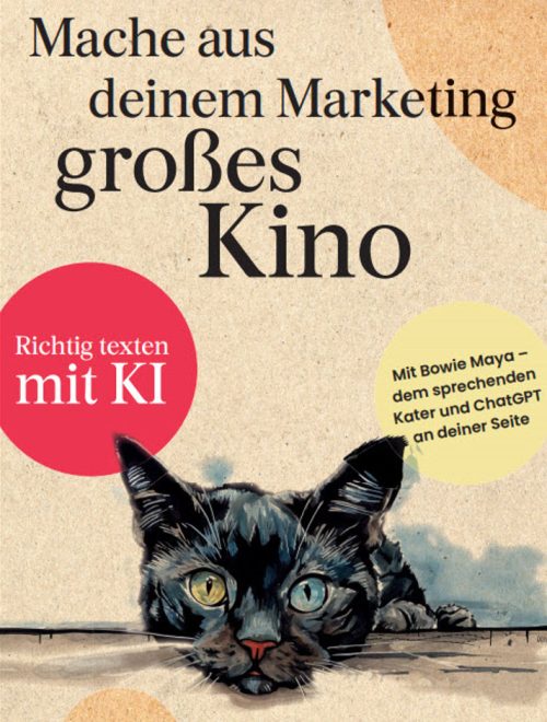 Buch mit KI schreiben: "Mache aus deinem Marketing großes Kino" von Marcus Klug
